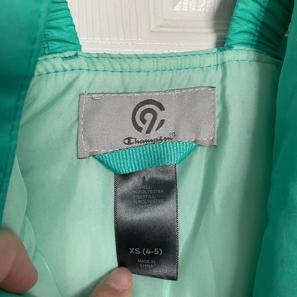 Champion Kids Teal Snow Bib Overalls Girls Size XS (4-5)